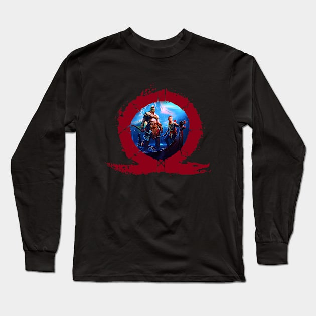 God Of War - The Boat In The Ring Long Sleeve T-Shirt by bardor2@gmail.com